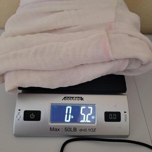 Rebecca Taylor Sleeveless Ivory Peplum Top W/ Sheer Pink Back Detail Size 8 Silk - Picture 11 of 11